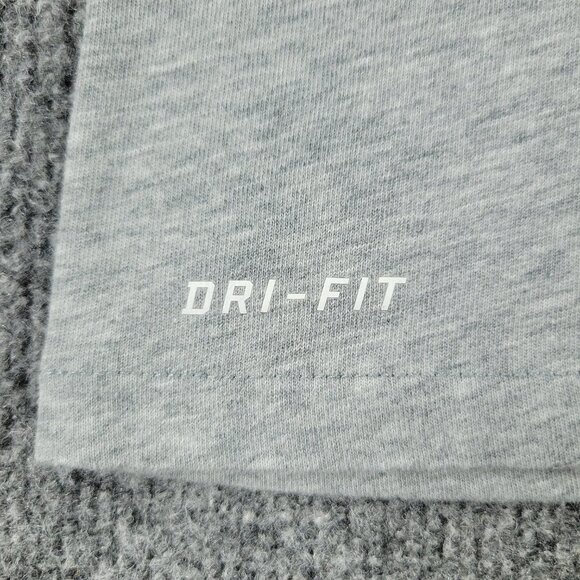 Nike Dri-Fit Shirt Men's Medium Gray USA Soccer Team Graphic Tee Short Sleeve - Picture 6 of 13
